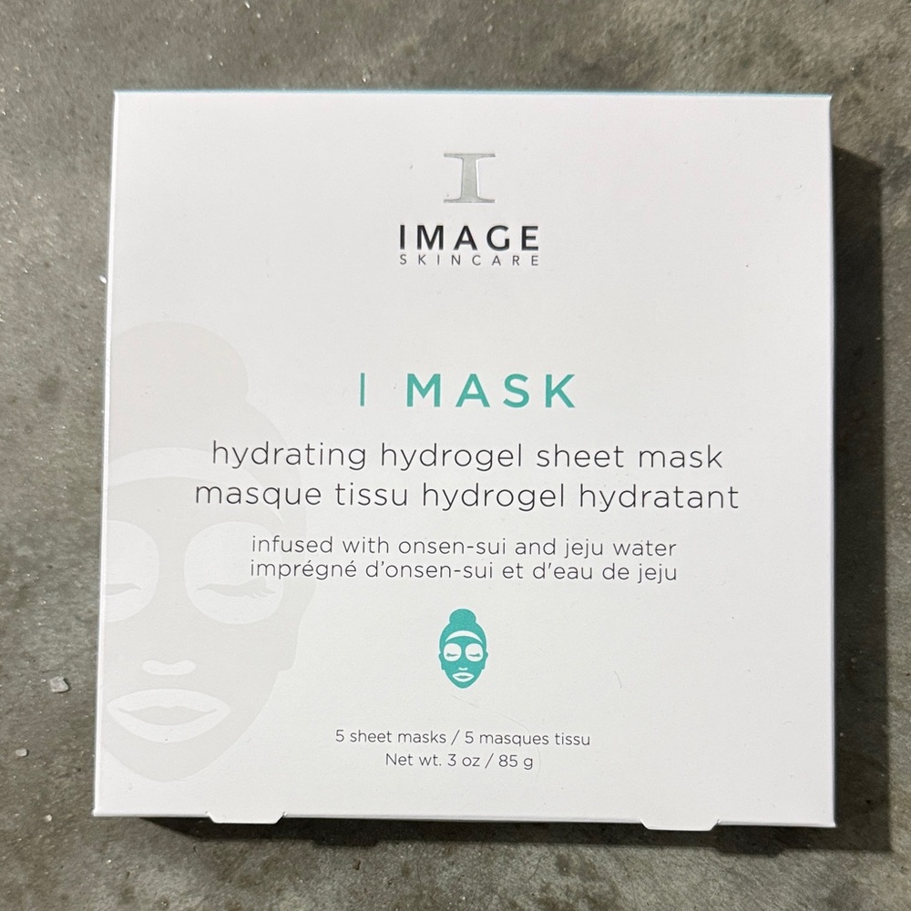 Image Skincare I Mask Hydrating Hydrogel Sheet Masks — White & Teal